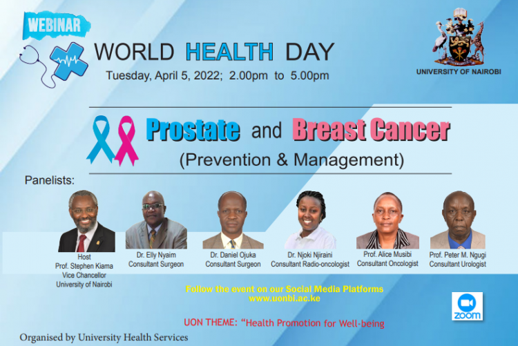 World Health Day Webinar on Prostate & Breast Cancer