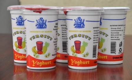 Yorghut available in two flavors Vanilla and Strawberry  