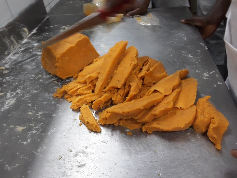Orange fleshed product