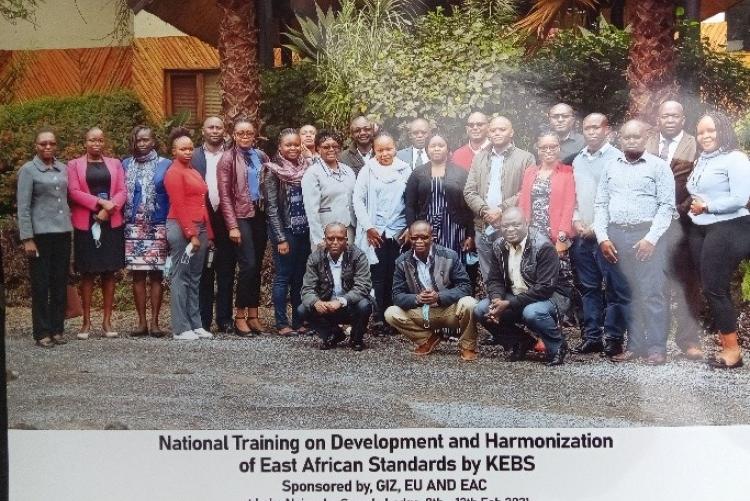 National Training on Development and Harmonizing of East African Standards by KEBS