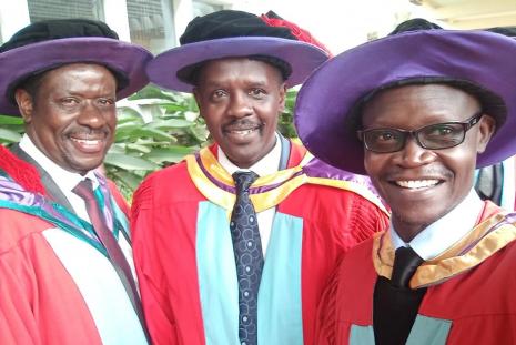 The Dean FOA, Dr. Abong' and Dr. Wekesa