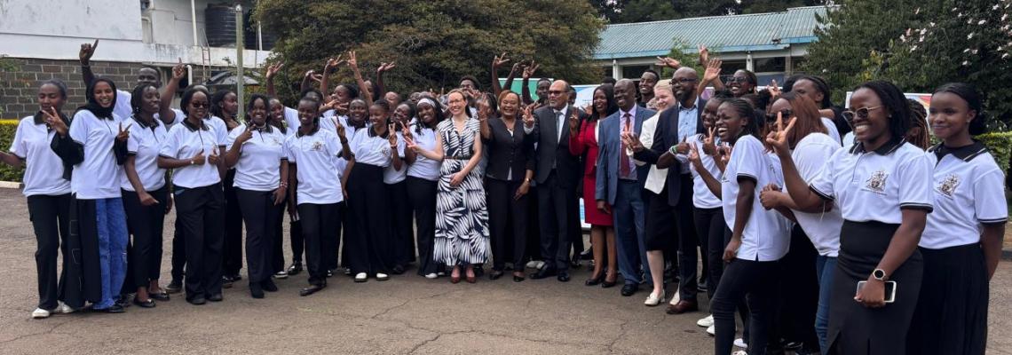 PS State Department of Research and Innovation Opening the GC/MS Equipment at DFSNT