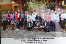  National Training on Development and Harmonizing of East African Standards by KEBS