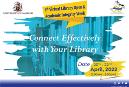 Connect effectively with your Library - 8th Library Open Day & Academic Integrity week